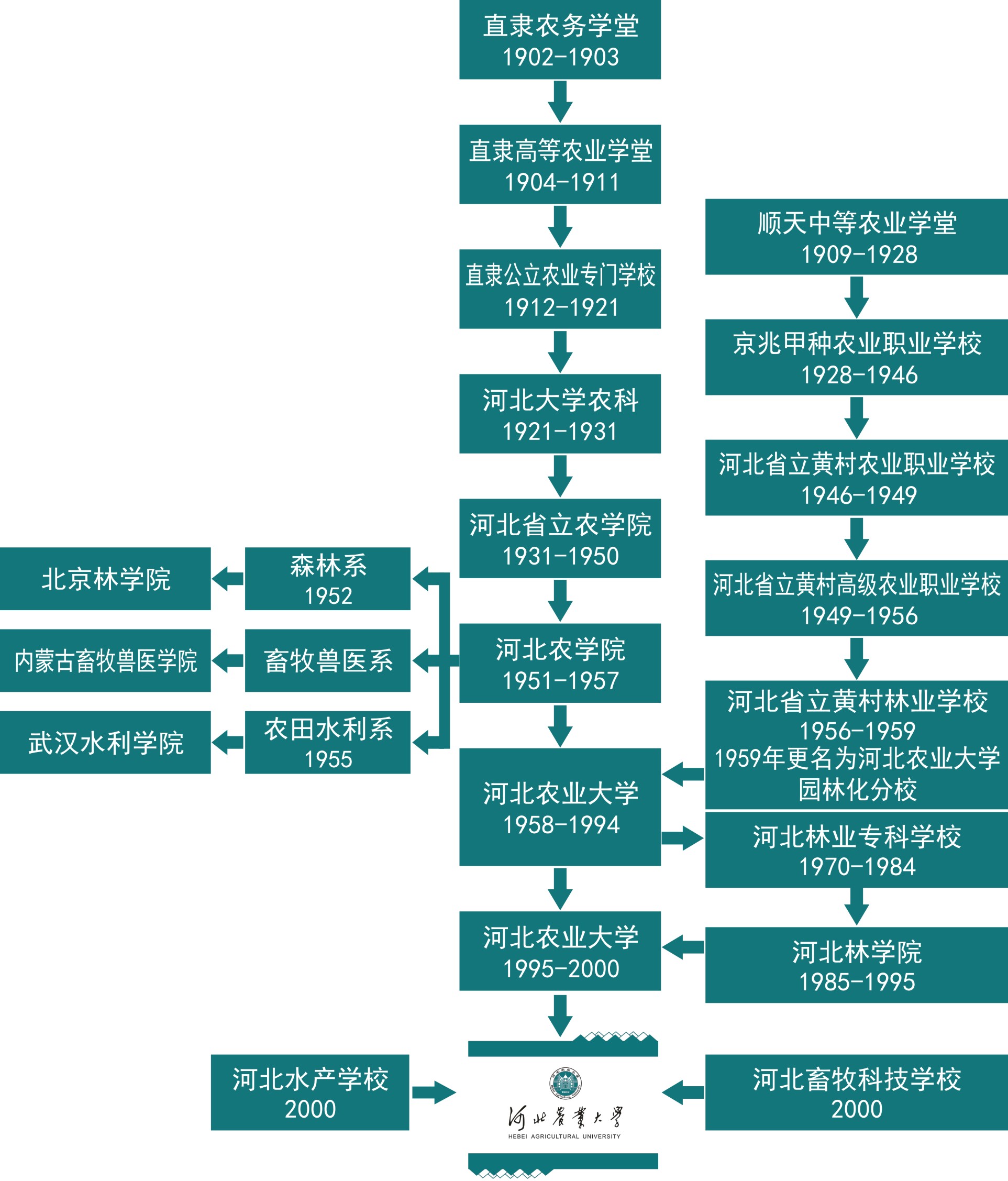 大學(xué)校志，歷史沿革（概）校史